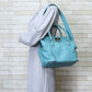 Hermes Blue Taurillon Clemence Leather Swift Leather Shoulder Bag ( )