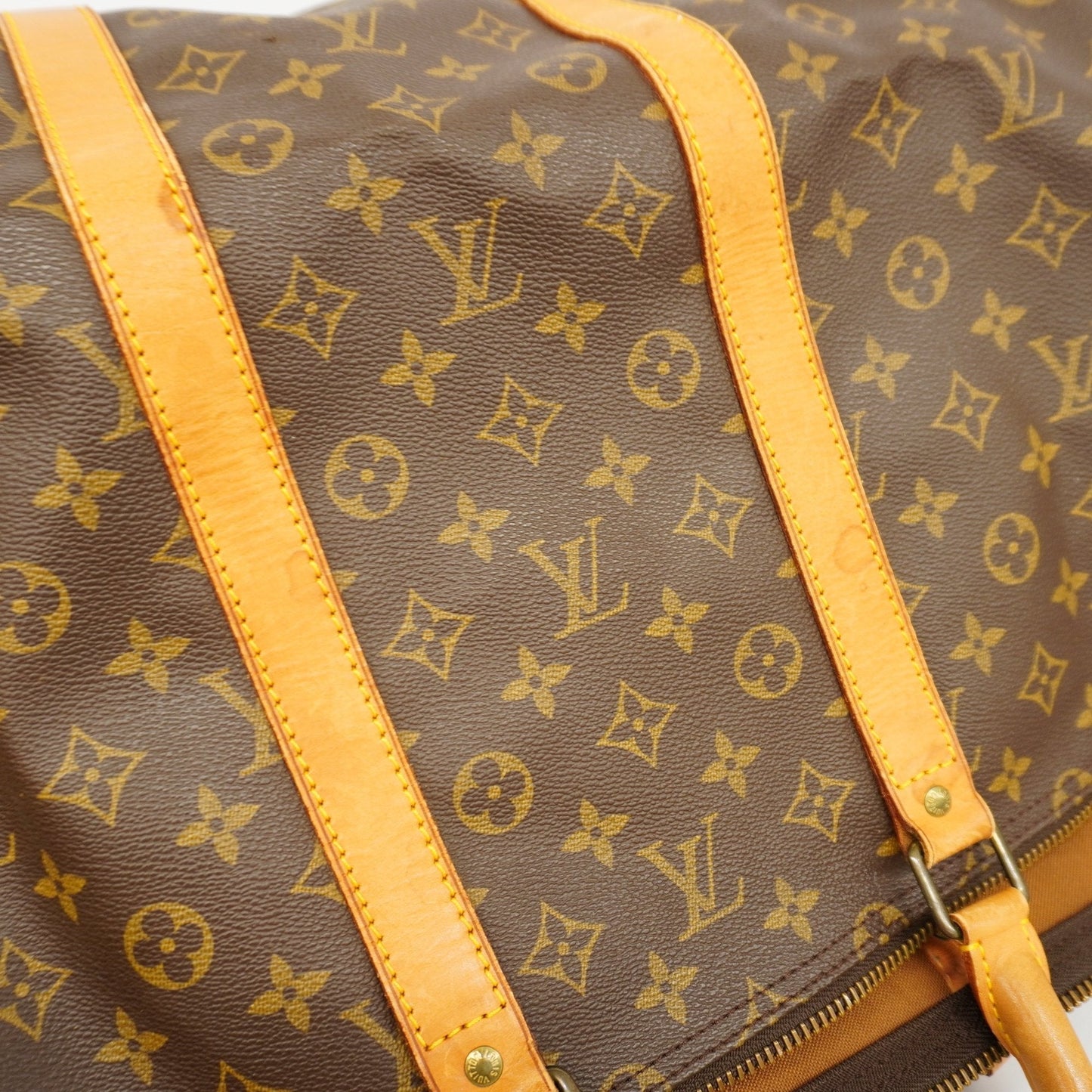 LOUIS VUITTONAuth  Monogram Keepol 55 M41424 Unisex Boston Bag