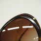 CHANEL Women's Sunglasses Brown Sunglasses gold hardware