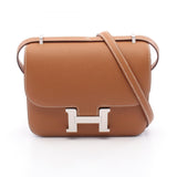 Hermes Brown Epsom Leather Leather Shoulder Bag ( )