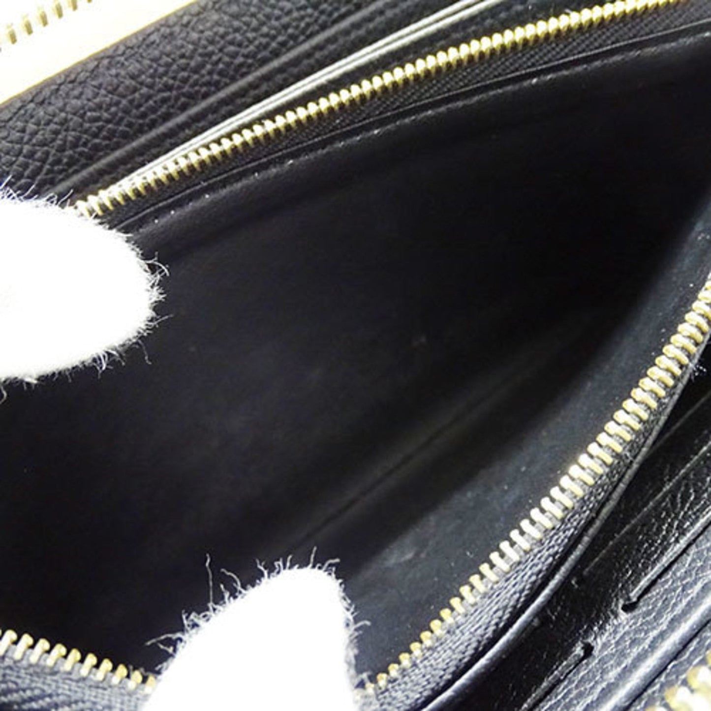 LOUIS VUITTON Wallet Empreinte Broderie Women's Long Zippy Creme M81141 Round