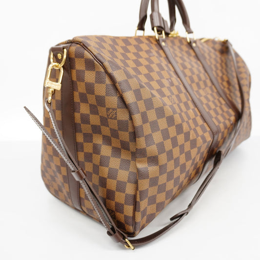 LOUIS VUITTONAuth  Damier Keepall Bandouliere 55 N41414 Boston Bag