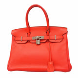 Hermes Bougainvillier Taurillon Clemence Leather Handbag ( )