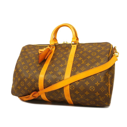 LOUIS VUITTONAuth  Monogram Keepall Bandouliere 45 M41418 Boston Bag