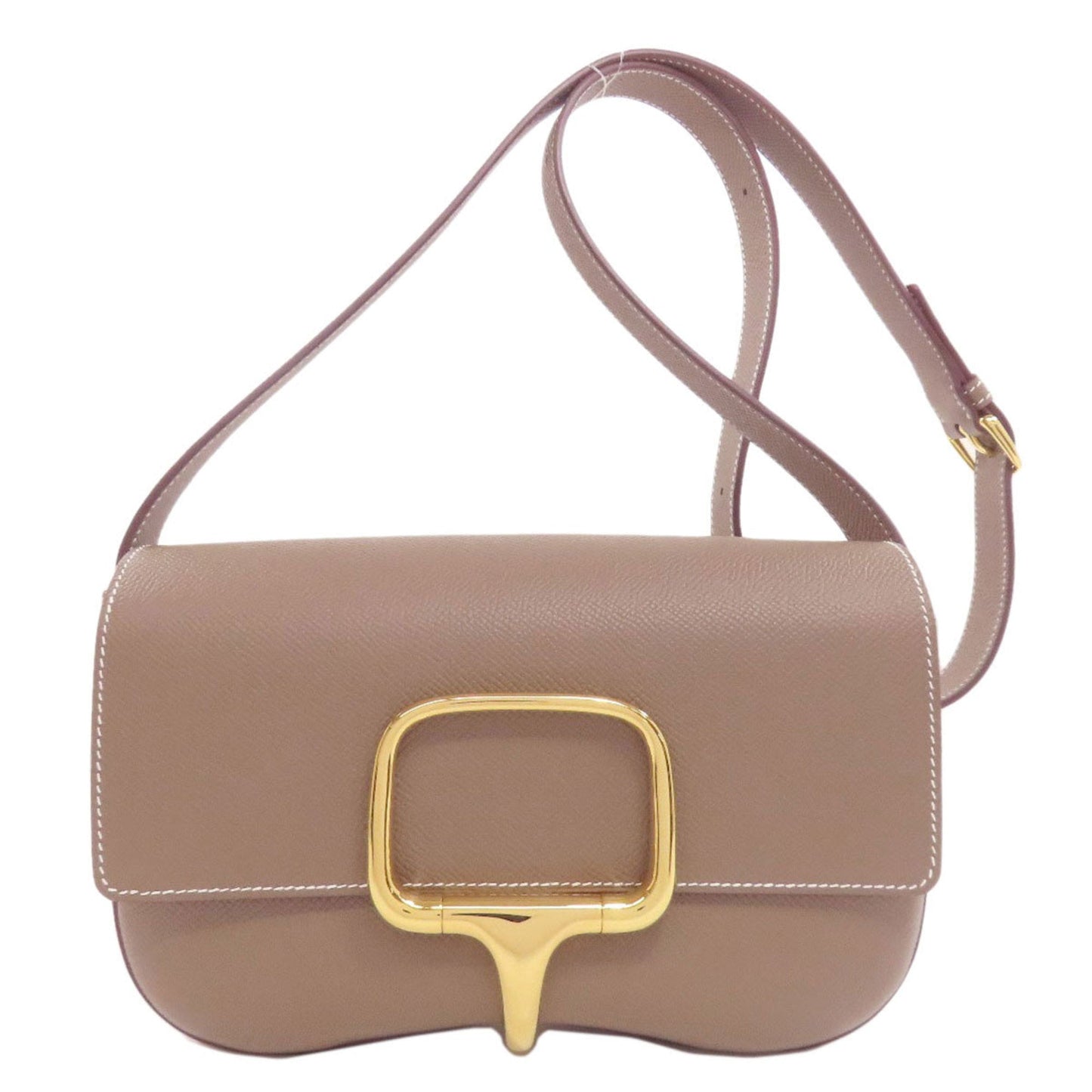 Hermes Etoupe Gray Epsom Leather Shoulder Bag ( )