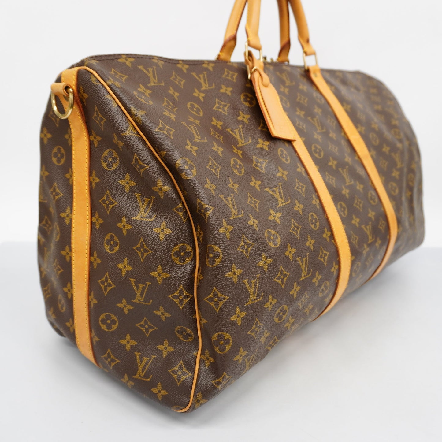 LOUIS VUITTONAuth  Monogram Keepall Bandouliere 60 M41412 Boston Bag
