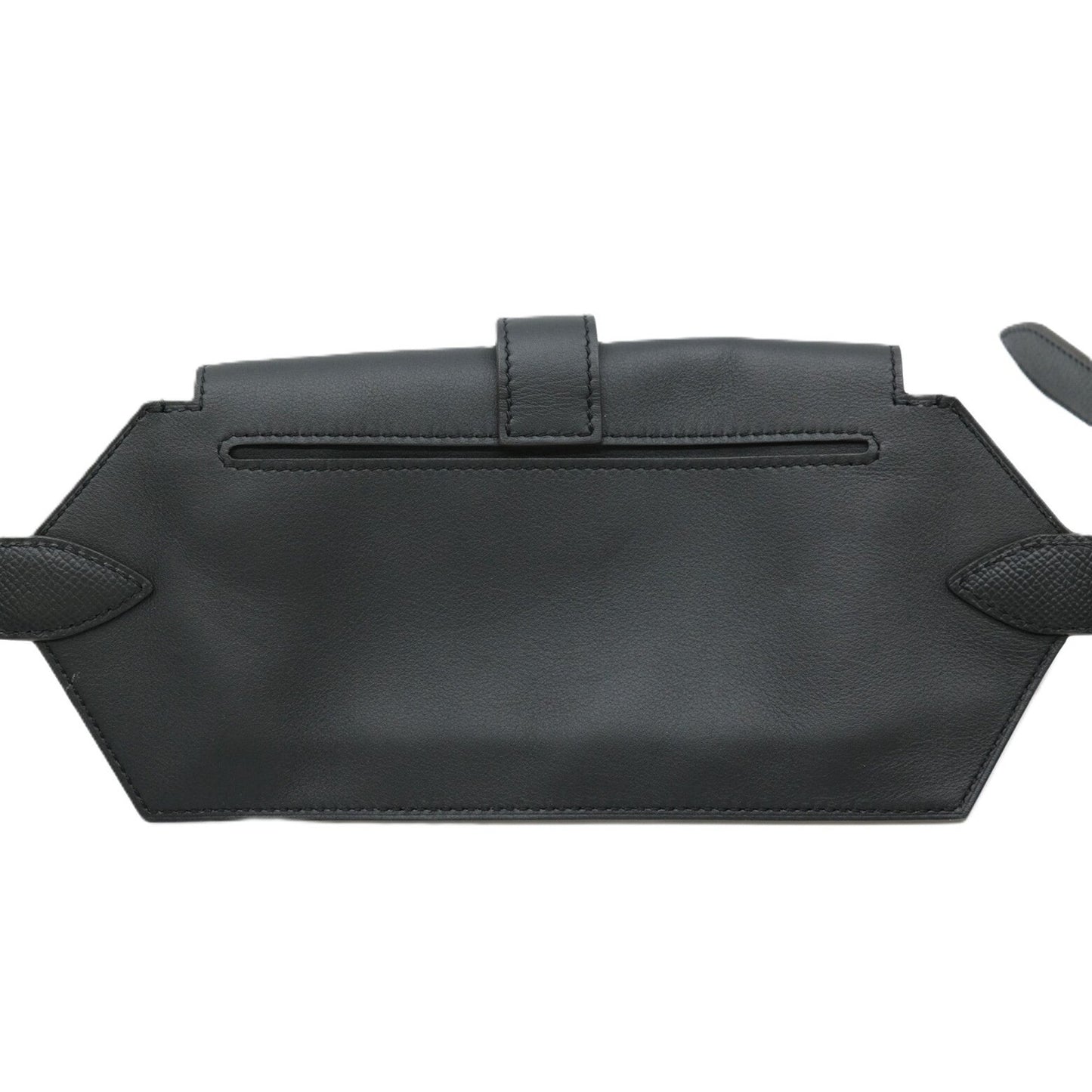Hermes Black Swift Leather Fanny Pack ( )