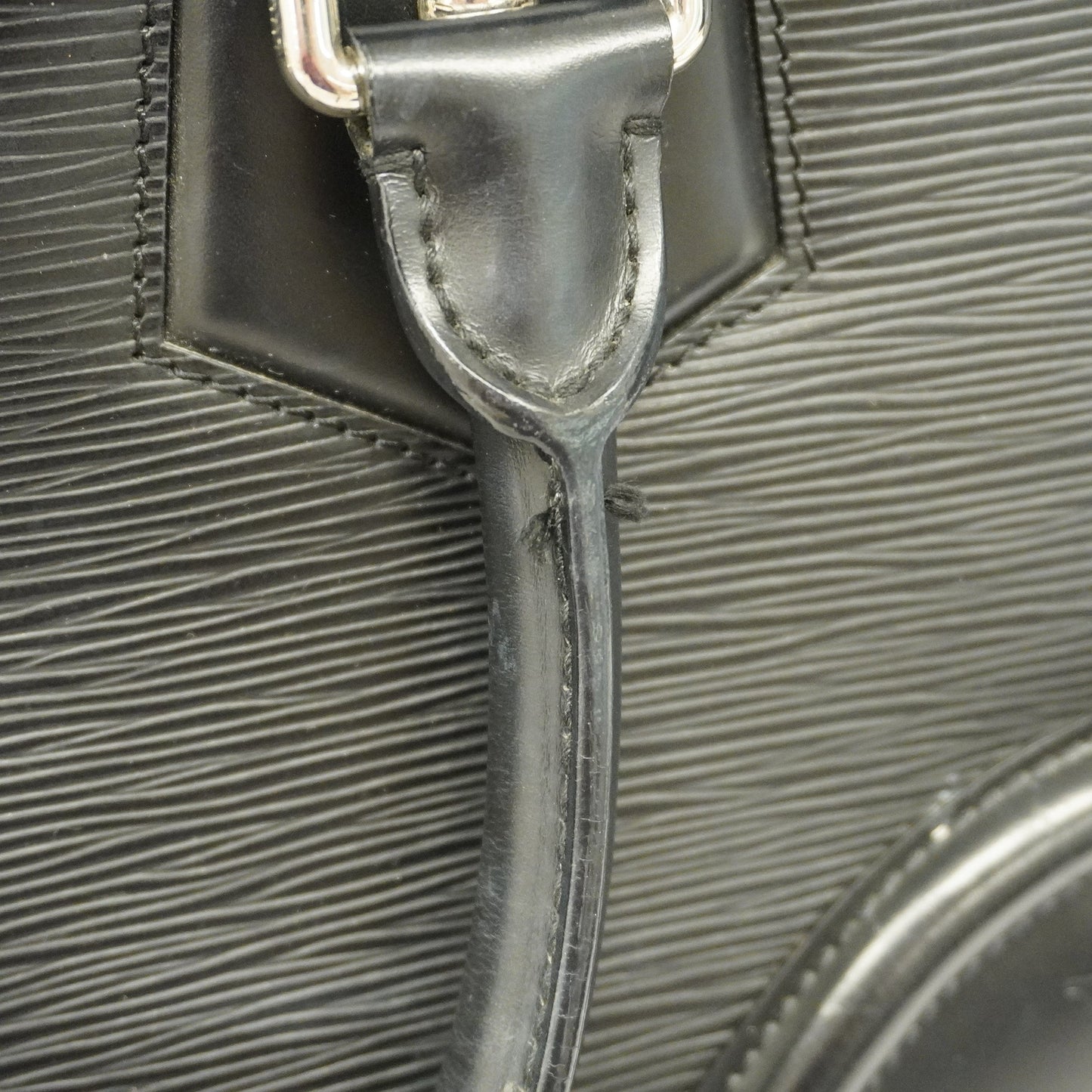 LOUIS VUITTONAuth  Epi Bowling Montagne GM M59312 Women's Handbag Noir