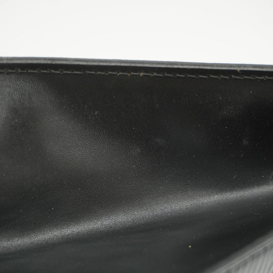 LOUIS VUITTONAuth  Epi Montaigne M52652 Women's Clutch Bag Noir
