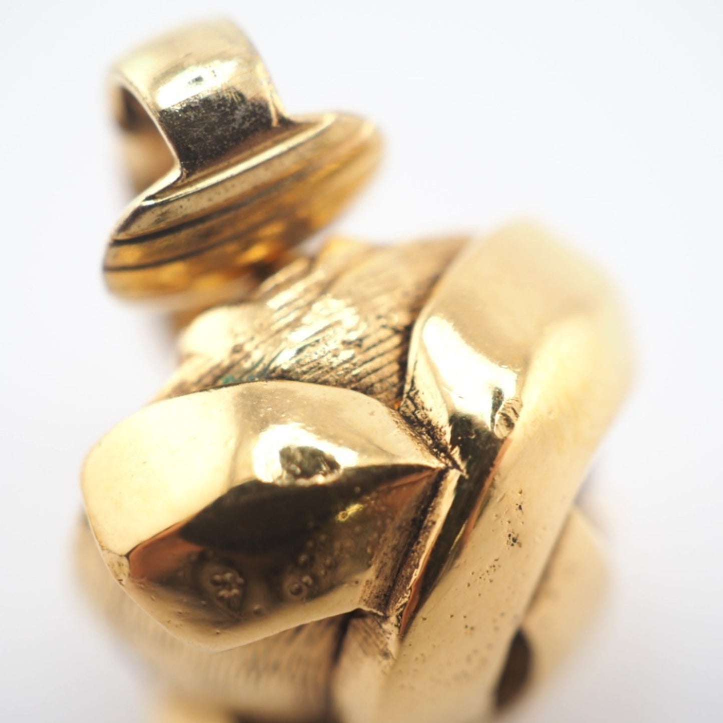 CHANEL 209 Coco Mark Earrings Gold Women's