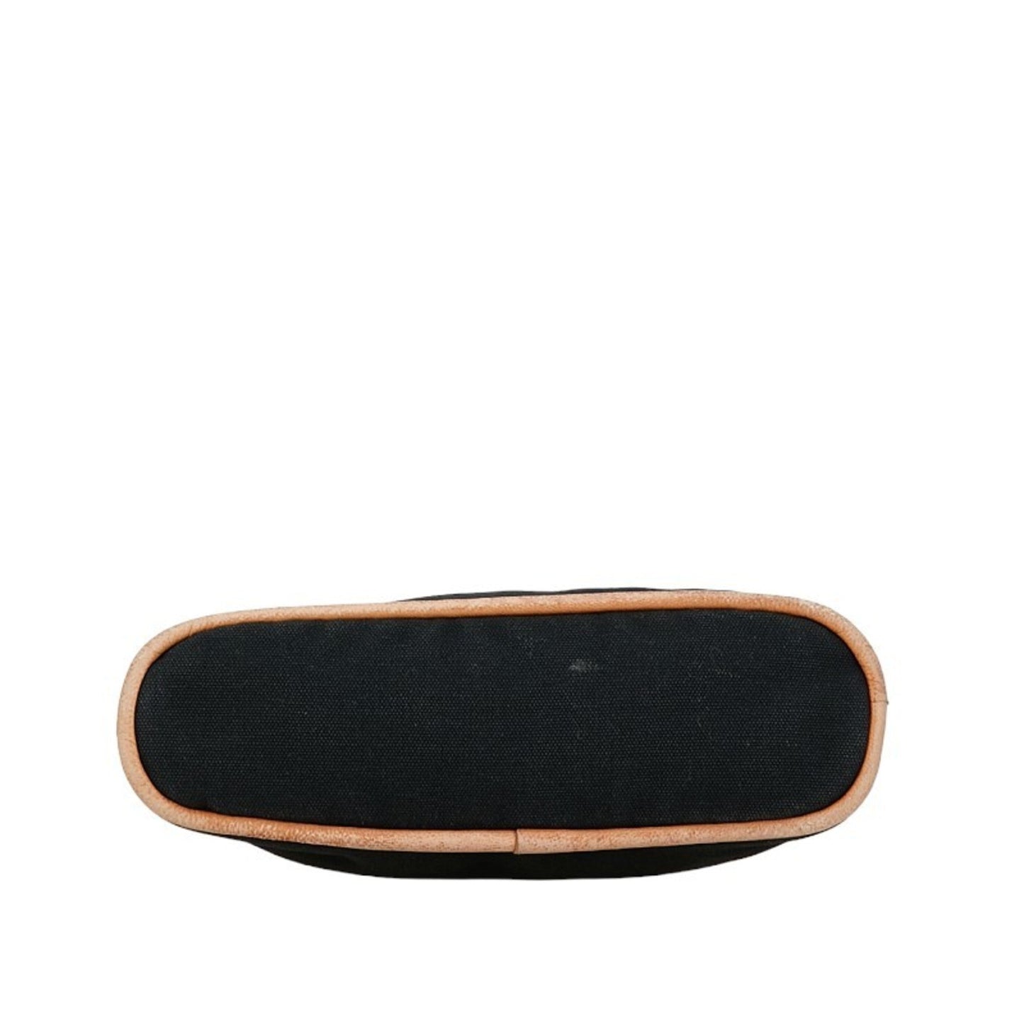 Hermes Black Canvas Leather Pouch ( )