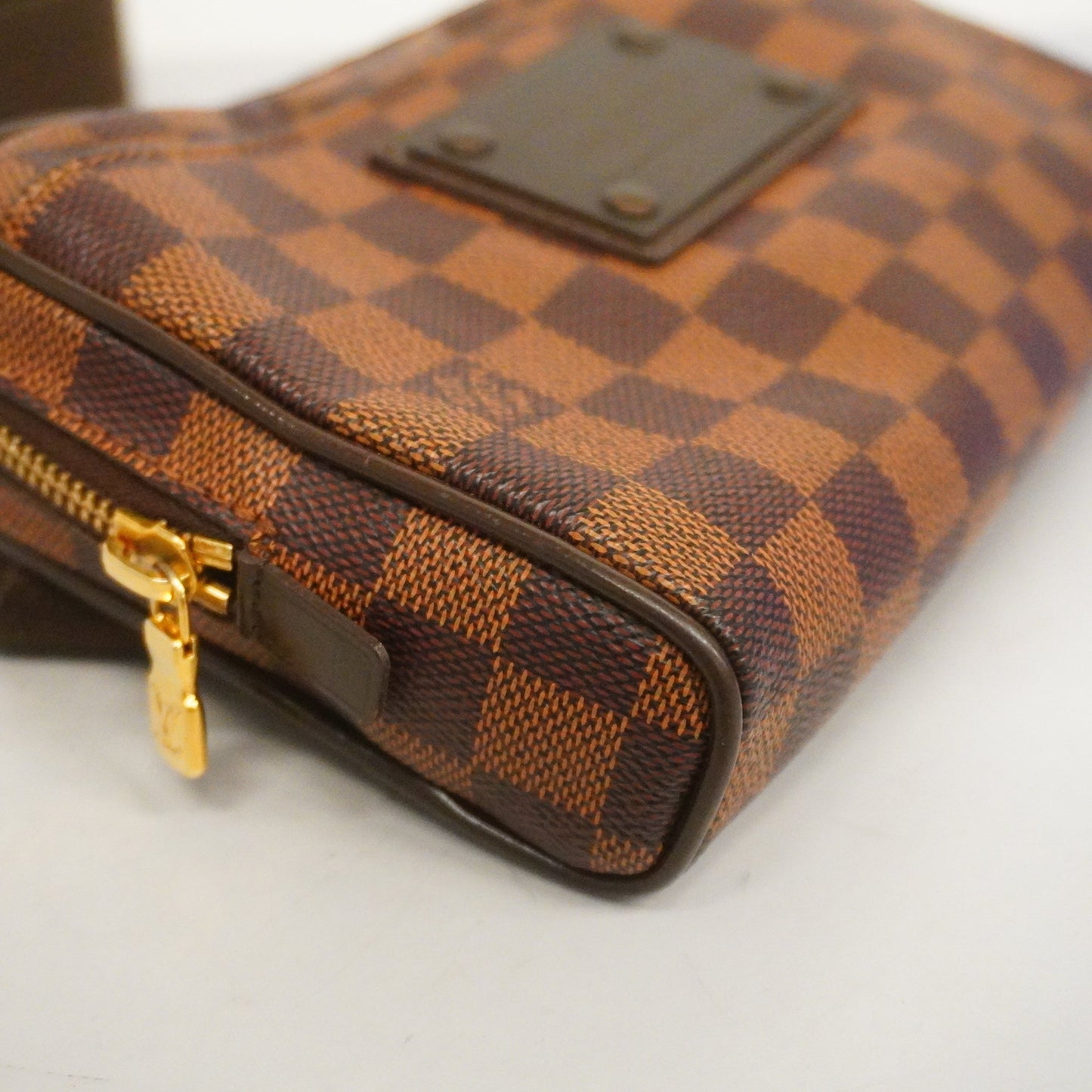 LOUIS VUITTONAuth  Damier Bumback Brooklyn N41101 Sling Bag