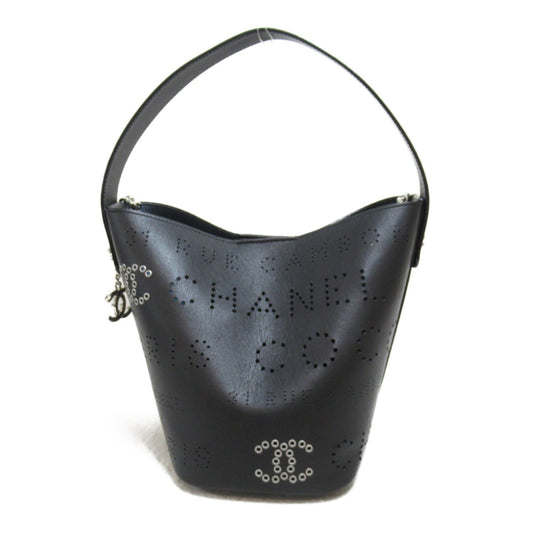 CHANEL 2wayShoulder Bag Black Lambskin [sheep leather]