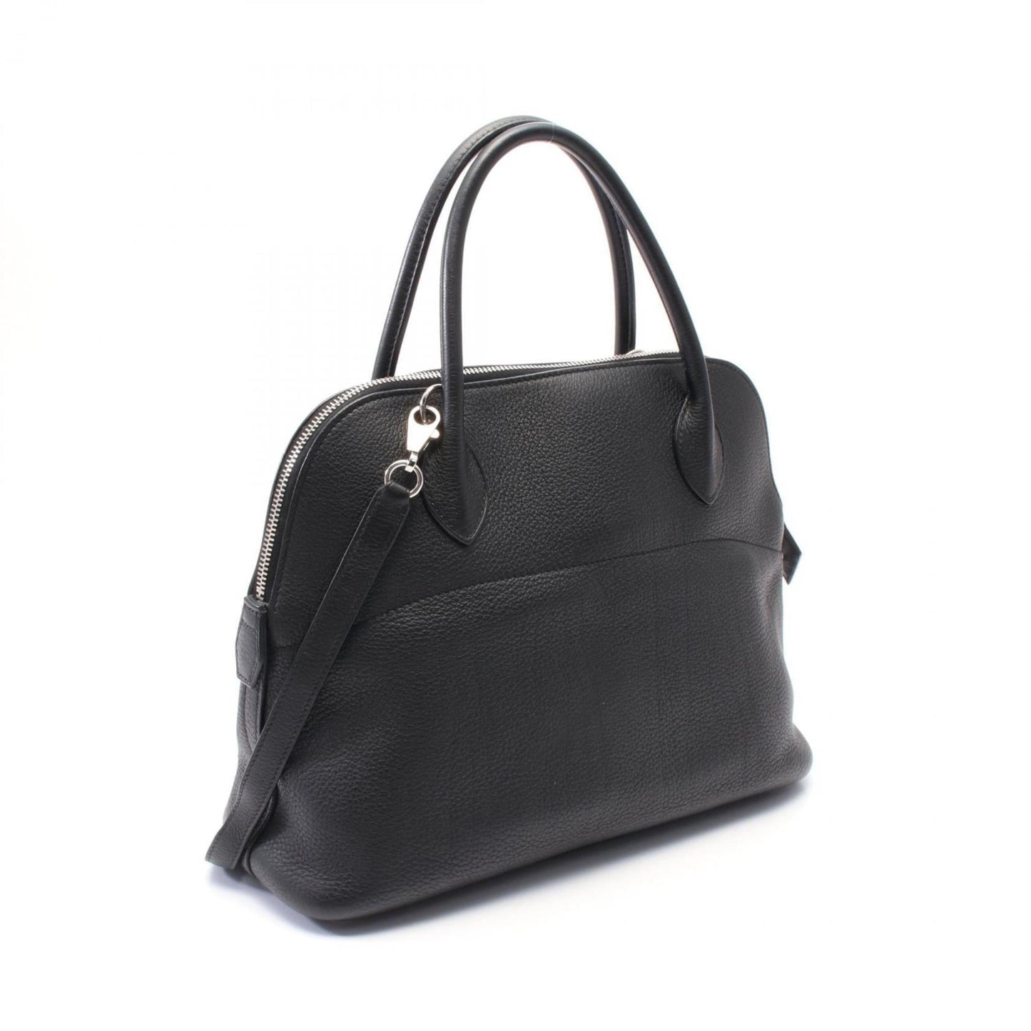 Hermes Bolide Black Leather Handbag ( )