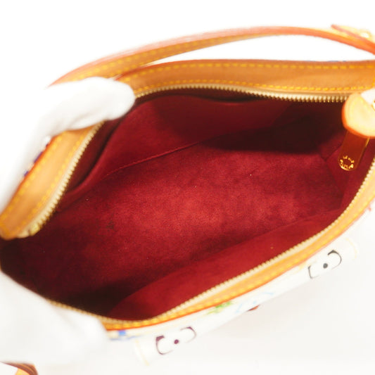 LOUIS VUITTONAuth  Monogram Multicolore Eliza Shoulder Bag Blanc