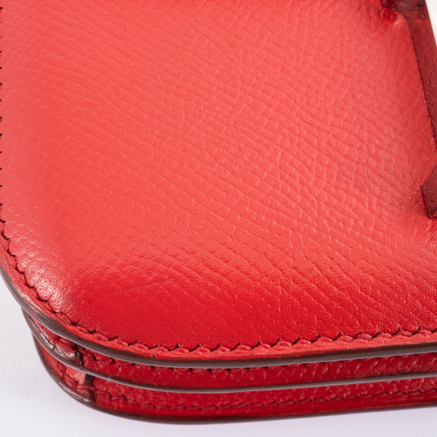Hermes Bougainvillier Red Color Epsom Leather Shoulder Bag ( )