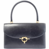 Hermes Black Box Calf Leather Handbag ( )