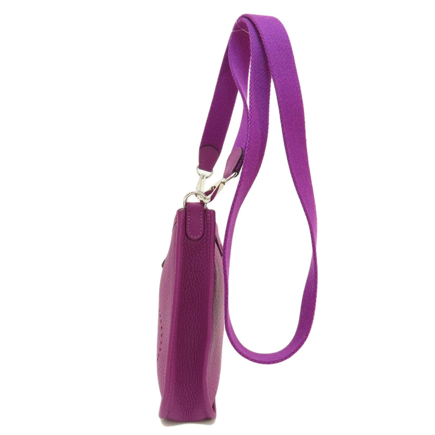 Hermes Anemone Purple Taurillon Clemence Leather Shoulder Bag ( )