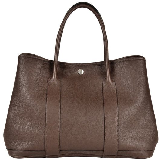 Hermes Brown Negonda Leather Tote Bag ( )