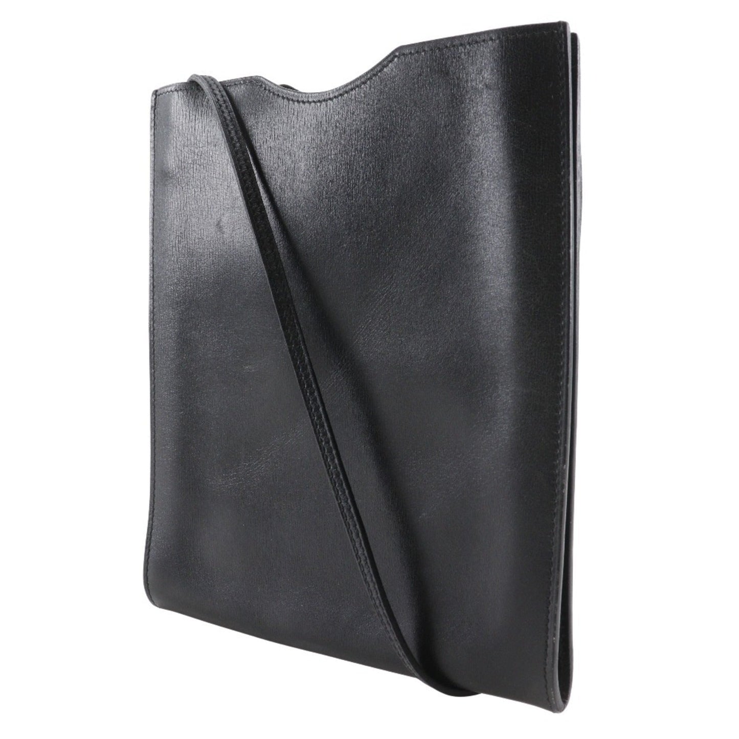 Hermes Black Leather Shoulder Bag ( )
