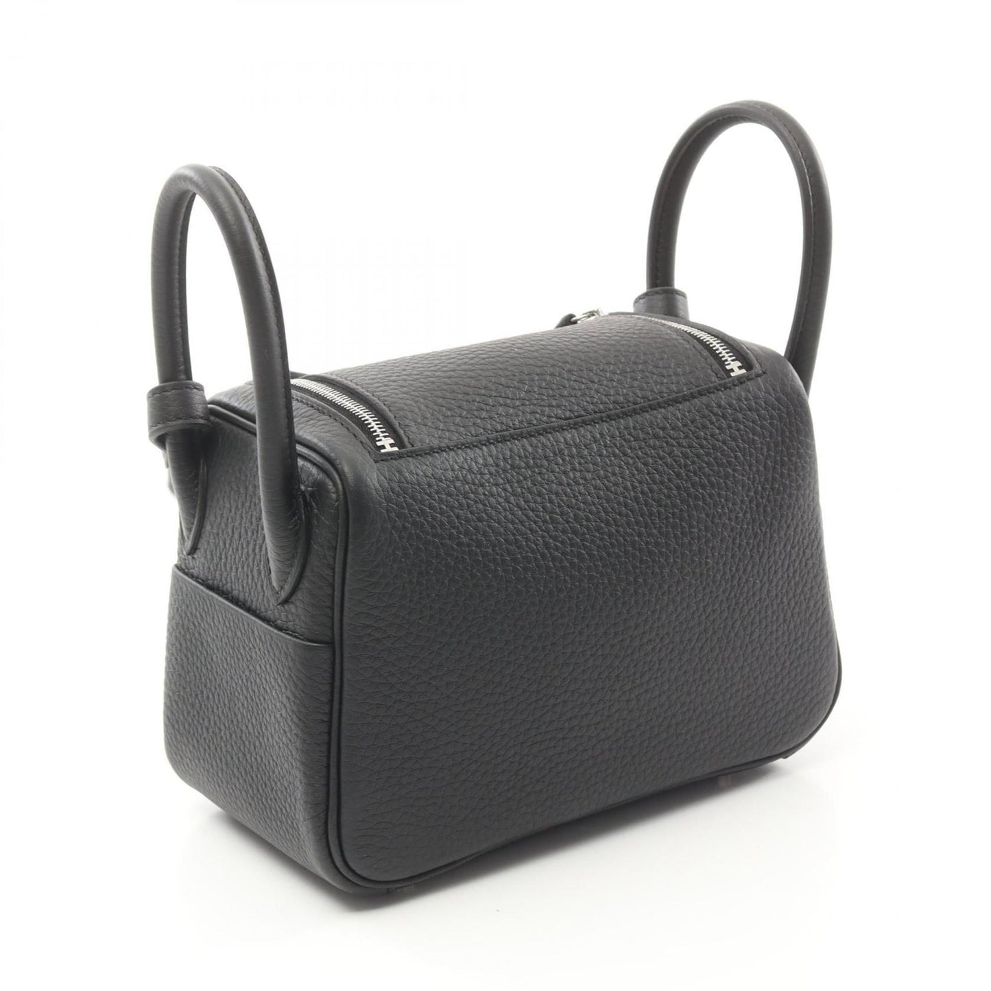 Hermes Black Taurillon Clemence Leather Shoulder Bag ( )