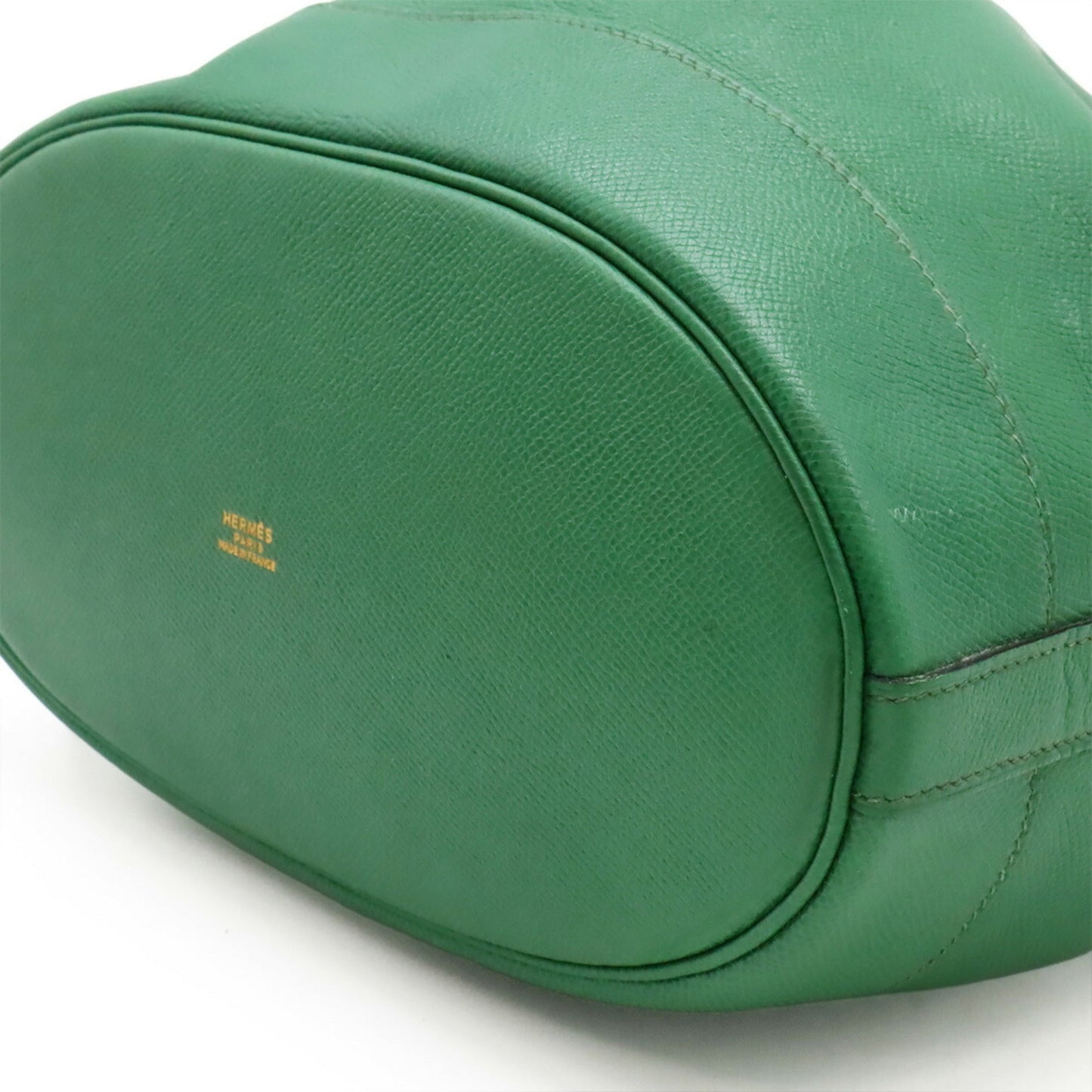 Hermes Bambou Green Courchevel Leather Shoulder Bag ( )