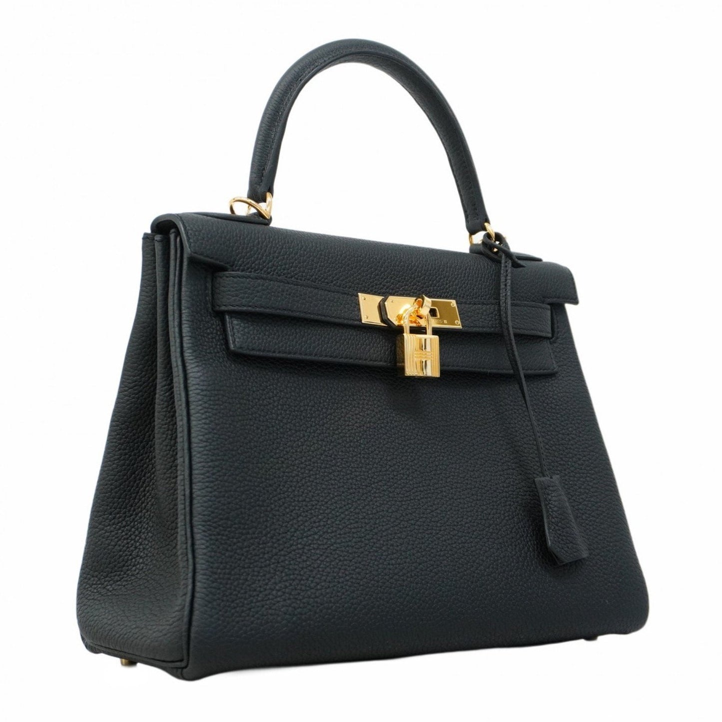 Hermes Black Togo Leather Handbag ( )