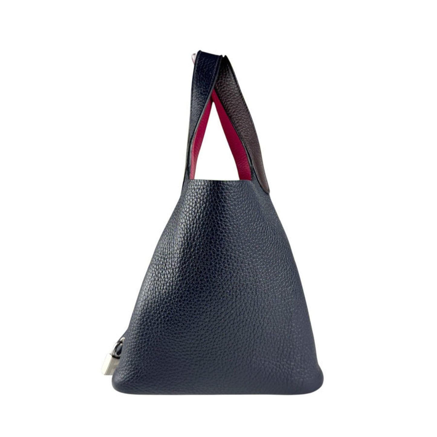 Hermes Blue Nuit Taurillon Clemence Leather Handbag ( )