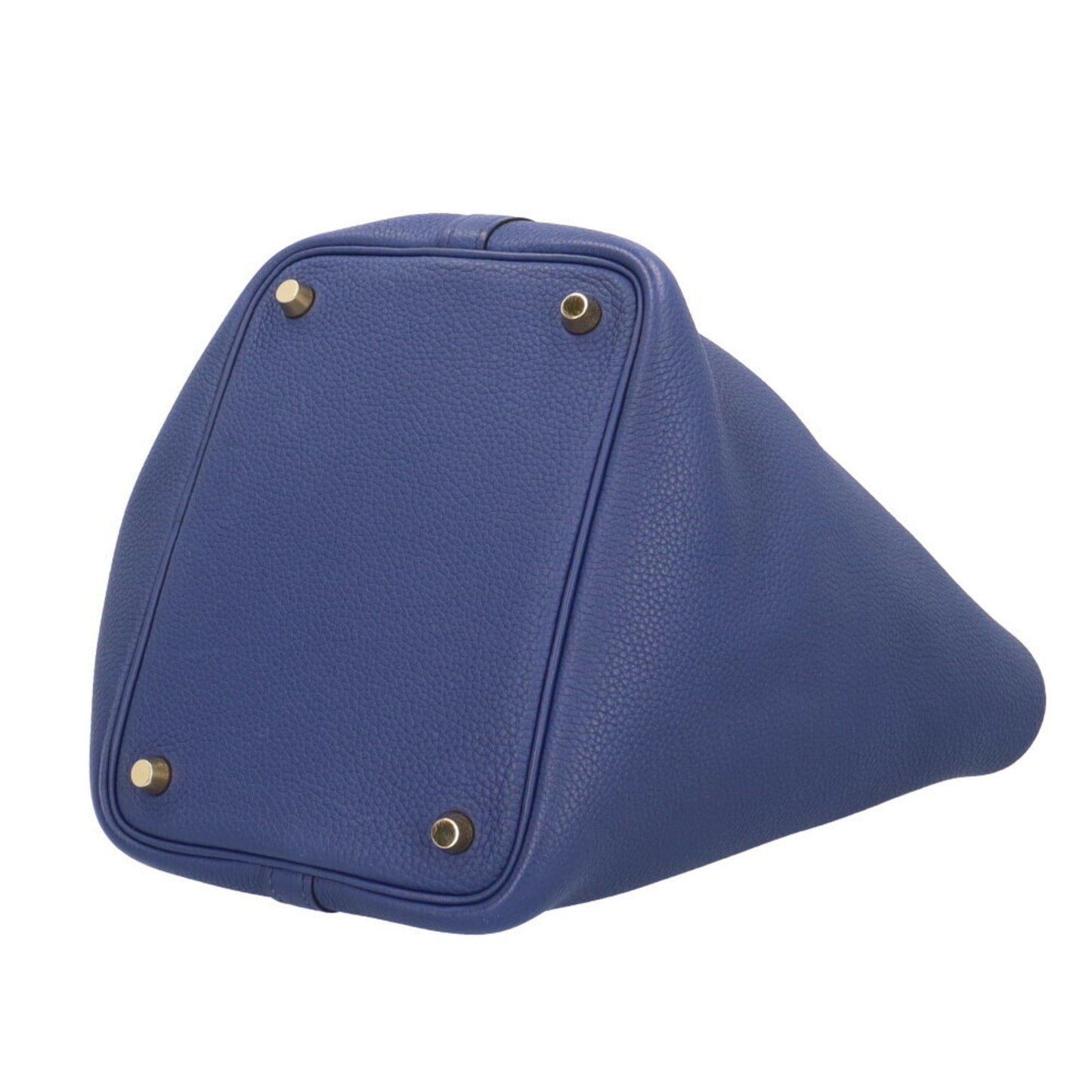 Hermes Blue Togo Leather Handbag ( )