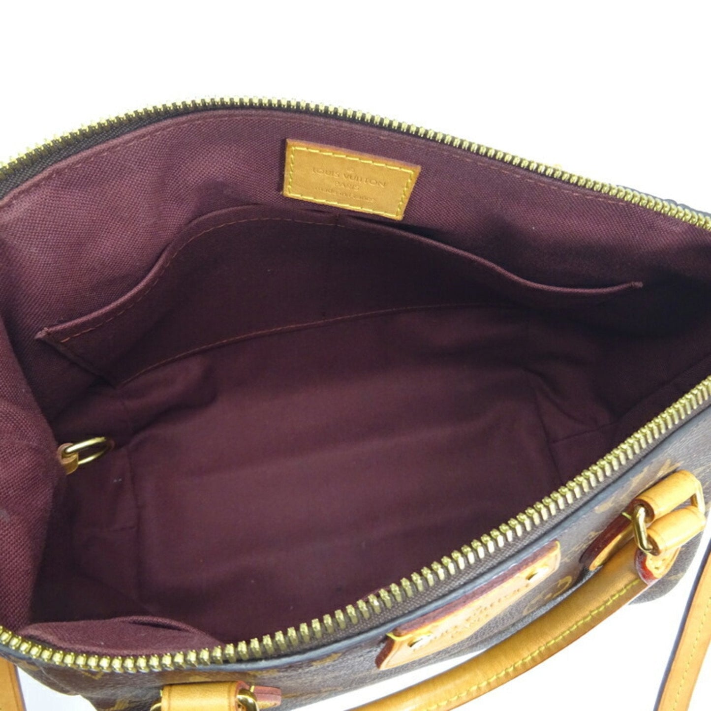 LOUIS VUITTON Turen PM Ladies Handbag M48813 Monogram Ebene [Brown]