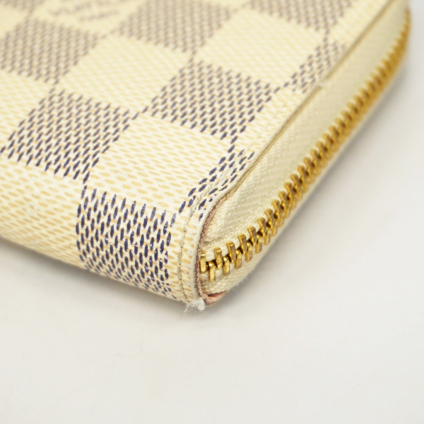 LOUIS VUITTONAuth  Damier Azur Portefeuille Clemence N61264