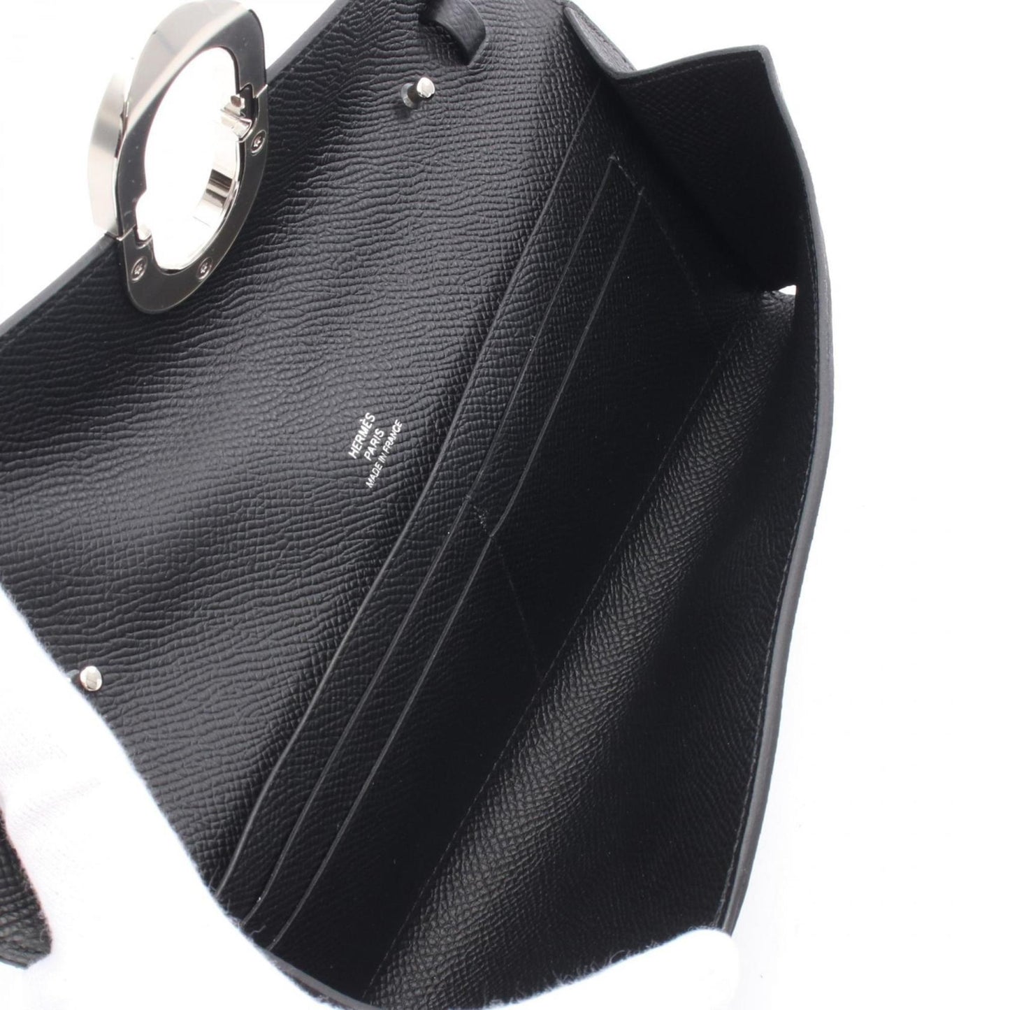 Hermes Black Epsom Leather Shoulder Bag ( )