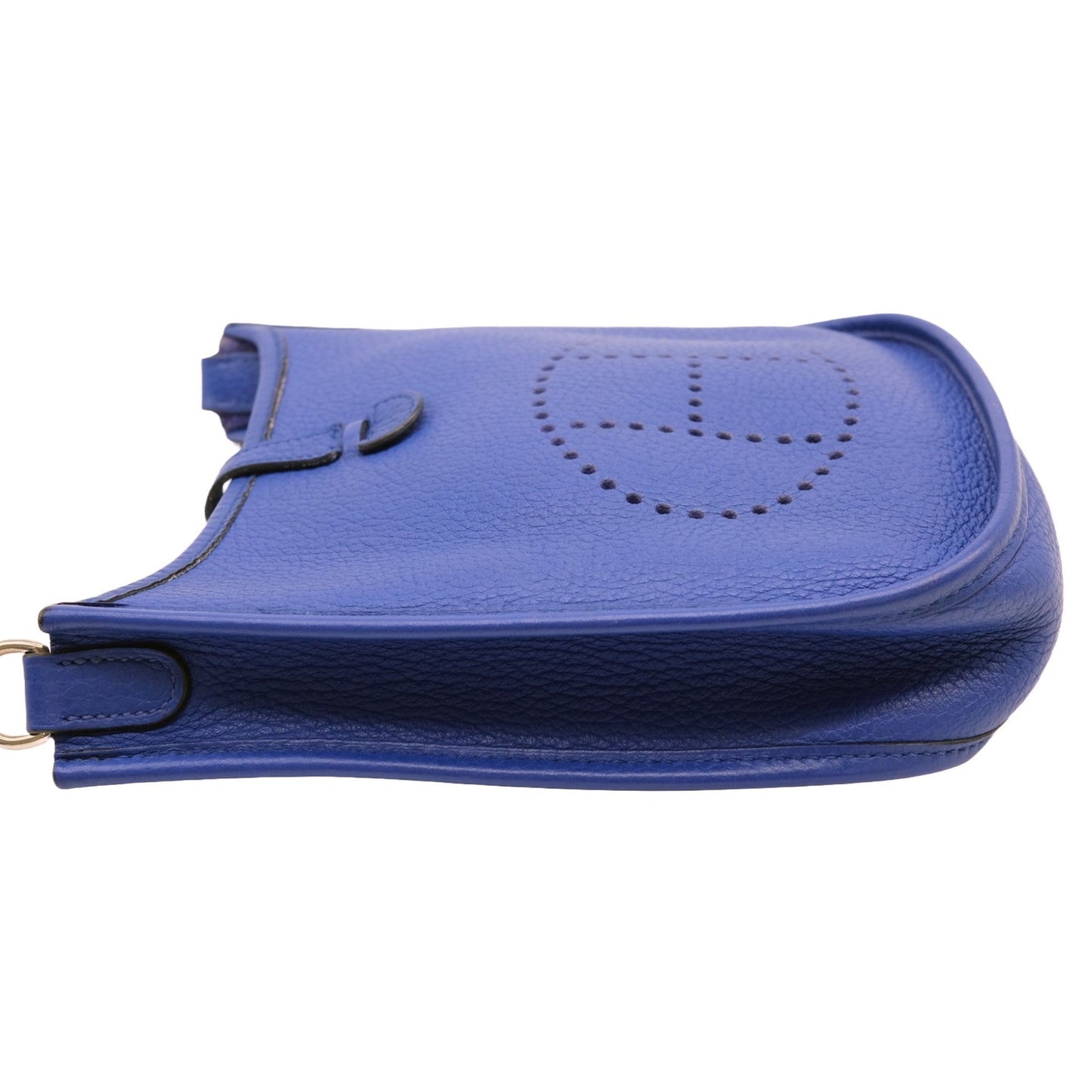 Hermes Blue Electric Taurillon Clemence Leather Shoulder Bag ( )