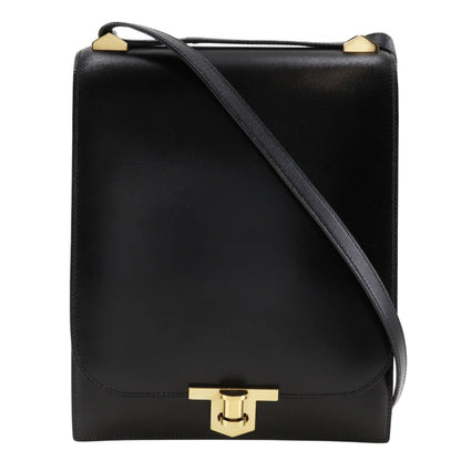 Hermes Black Box Calf Leather Shoulder Bag ( )