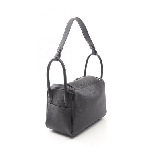 Hermes Black Taurillon Clemence Leather Shoulder Bag ( )