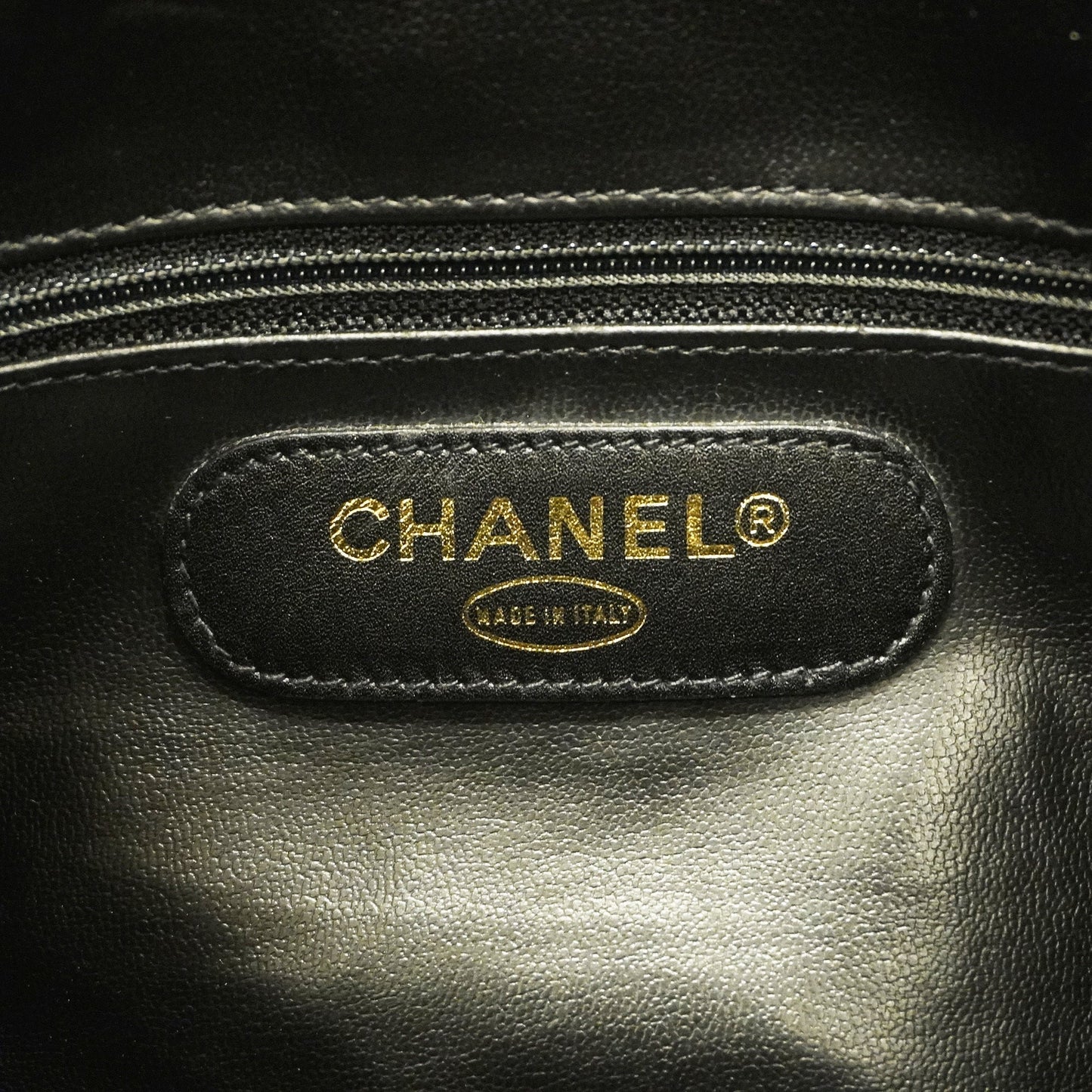 CHANEL   Bicolor Boston Bag Women,Men,Unisex Leather Boston Bag Black