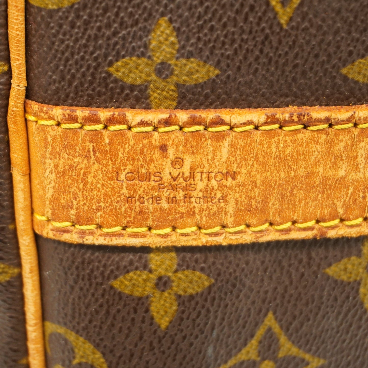 LOUIS VUITTONAuth  Monogram Keepall Bandouliere 60 M41412 Boston Bag