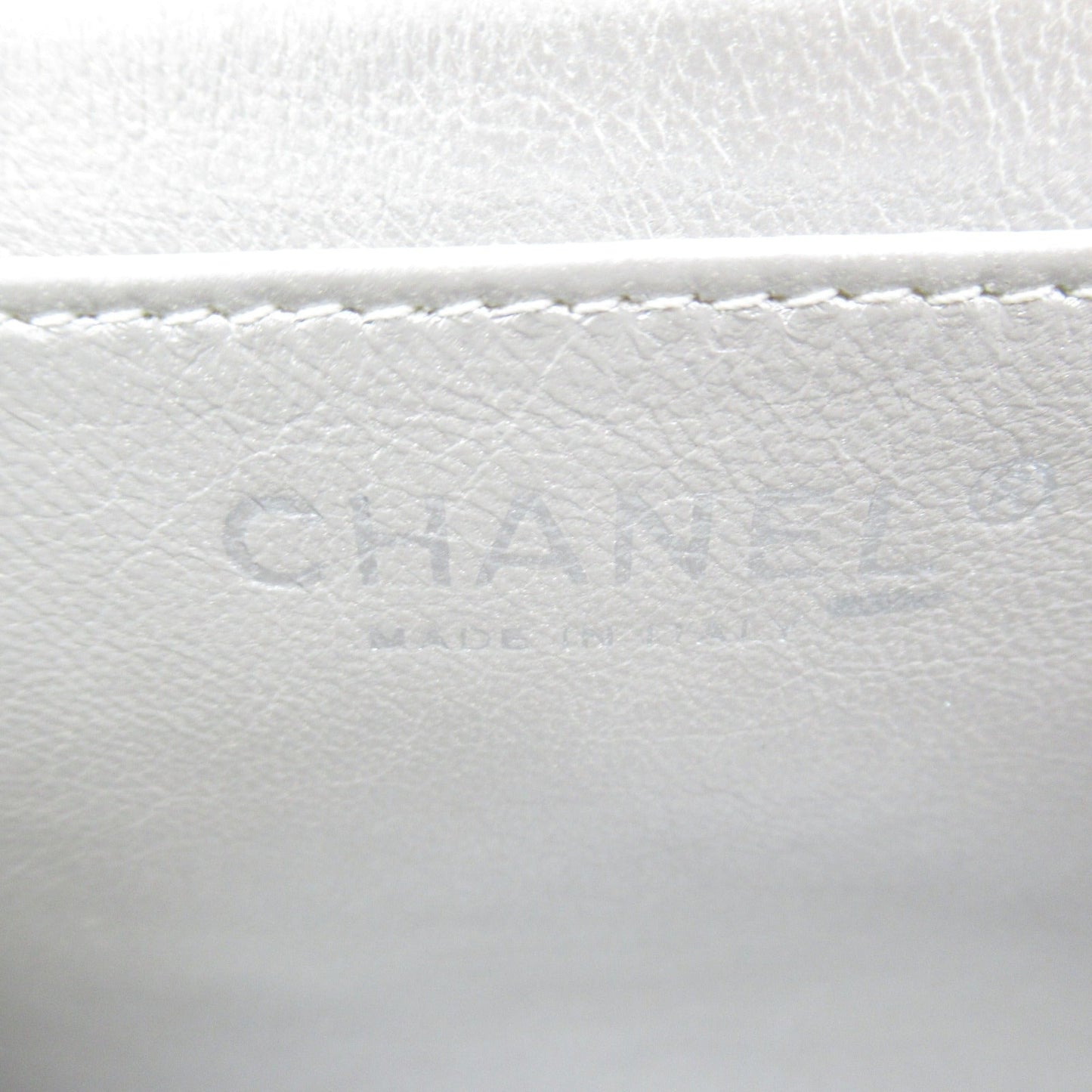 CHANEL 2.55Matelasse ChainShoulder Bag Silver Lambskin [sheep leather]
