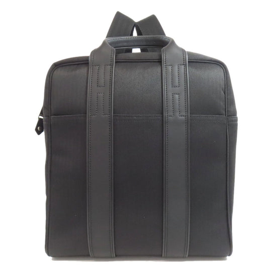 Hermes Acapulco Black Toile Chevron Backpack ( )