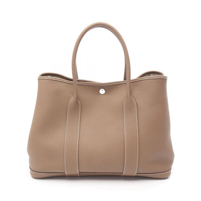 Hermes Brown Negonda Leather Leather Tote Bag ( )