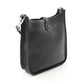 Hermes Black Leather Shoulder Bag ( )