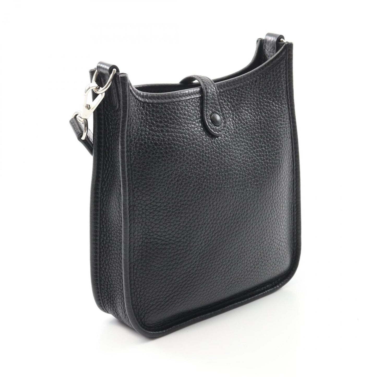 Hermes Black Leather Shoulder Bag ( )