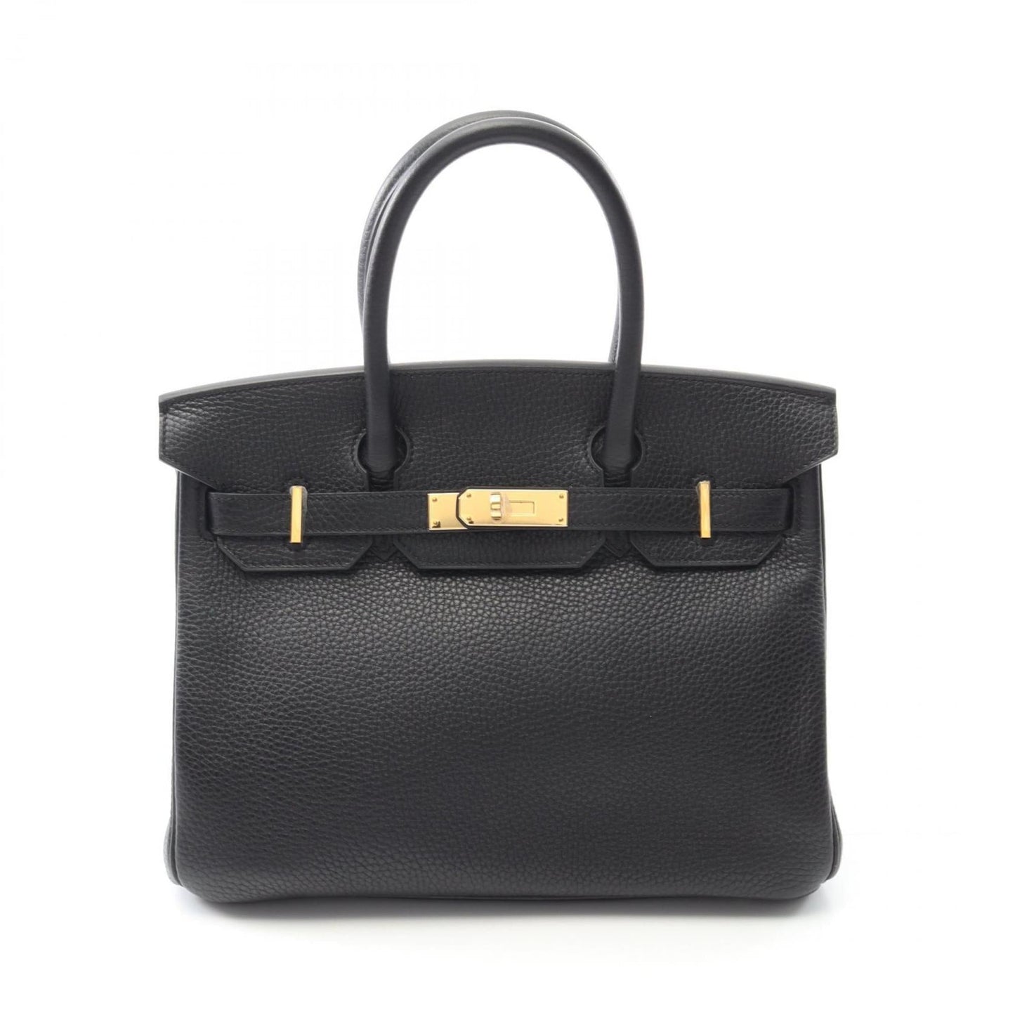 Hermes Black Togo Leather Handbag ( )