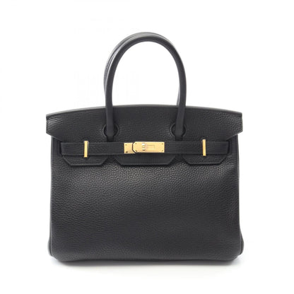 Hermes Black Togo Leather Handbag ( )