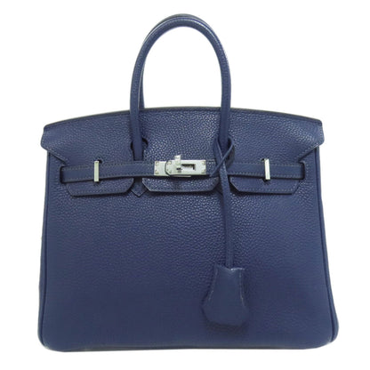 Hermes Blue Togo Leather Handbag ( )