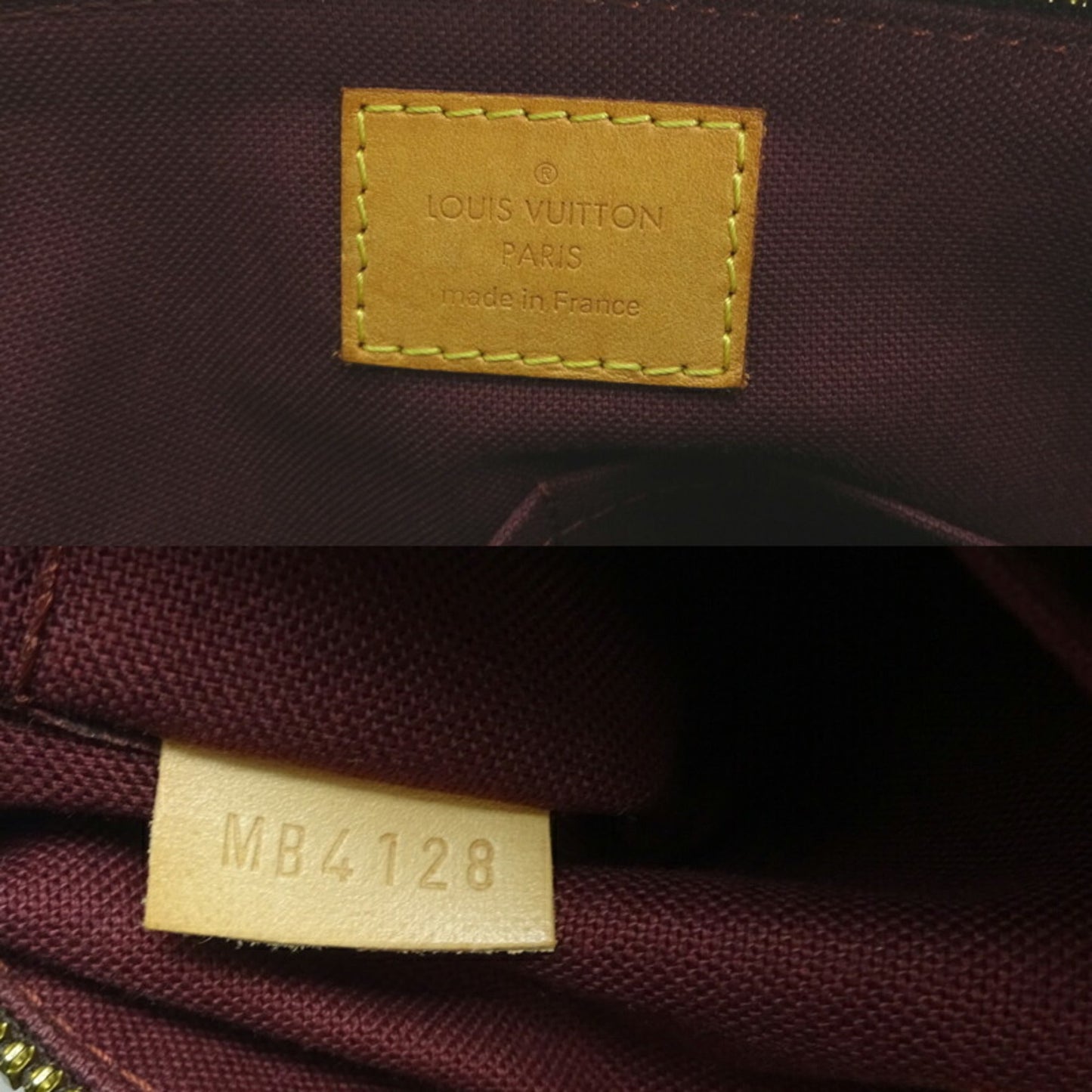 LOUIS VUITTON Turen PM Ladies Handbag M48813 Monogram Ebene [Brown]