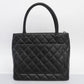CHANEL   Reprint Tote Women's Leather Tote Bag Black