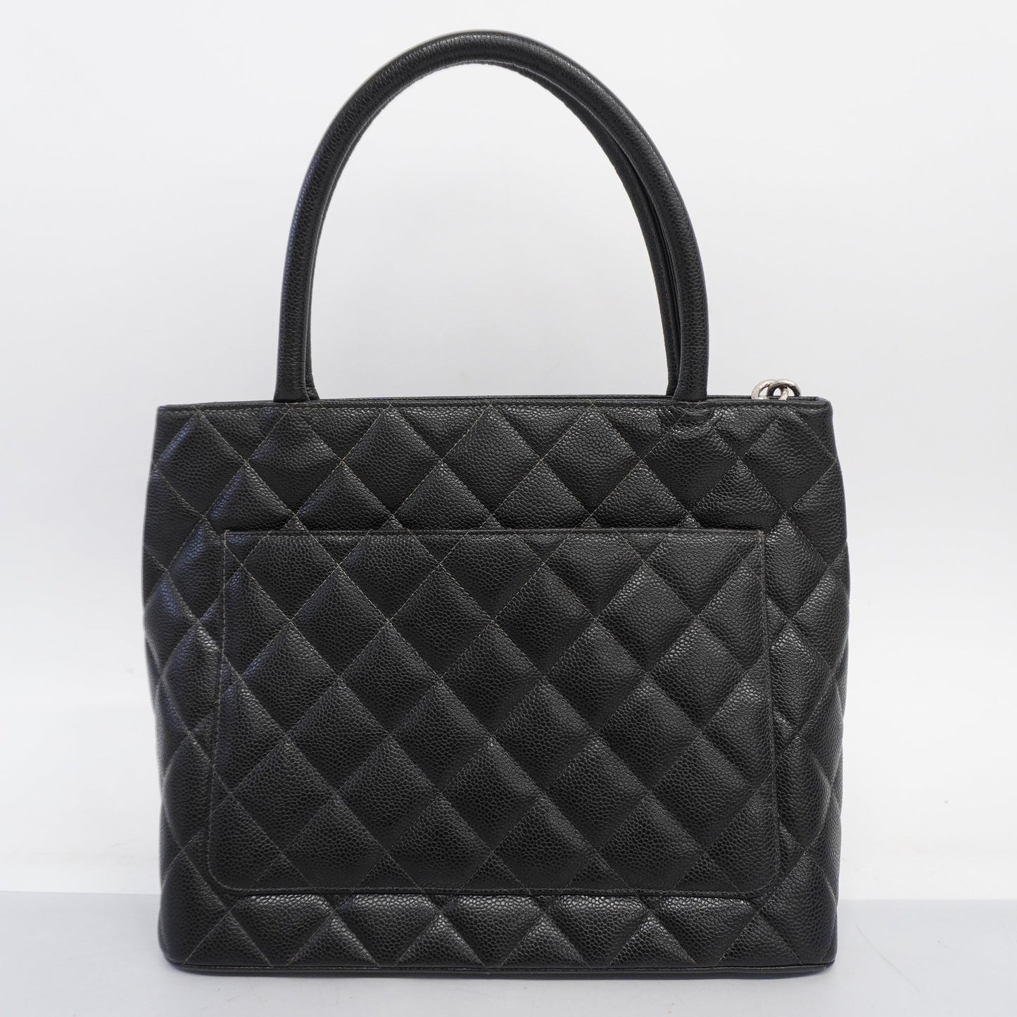 CHANEL   Reprint Tote Women's Leather Tote Bag Black