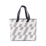 Hermes Black Ecru Toile H Swift Leather Handbag ( )