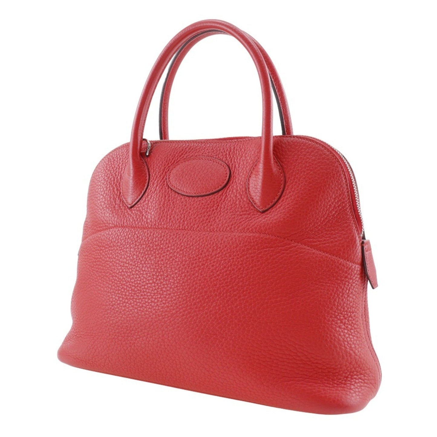 Hermes Bolide Red Color Taurillon Clemence Leather Handbag ( )